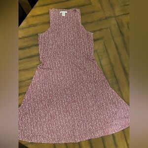 Athleta Pink and White Patterned Top